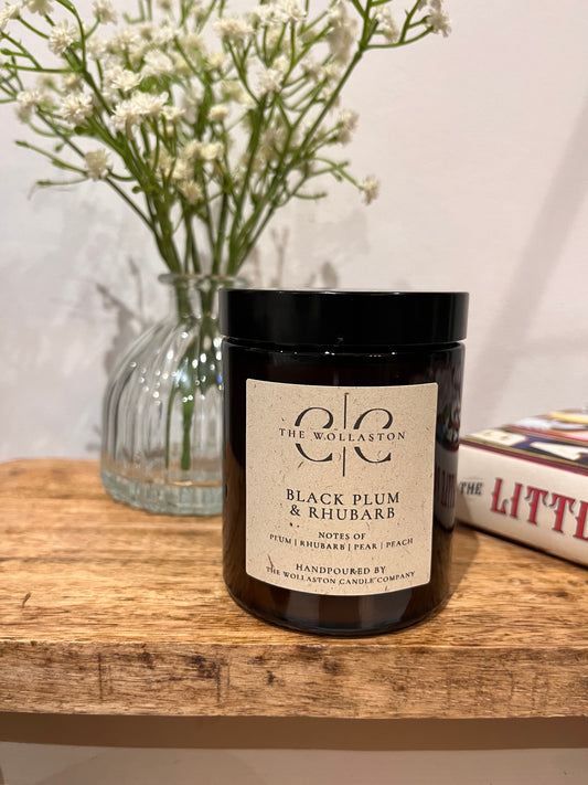 Black Plum & Rhubarb Candle